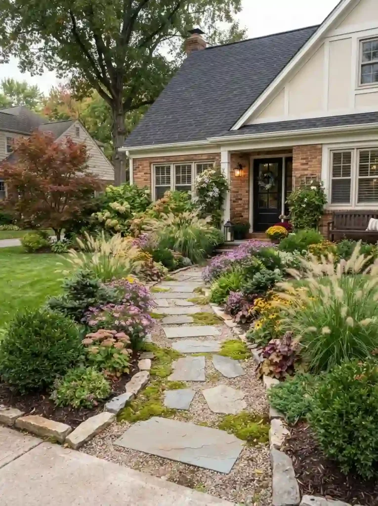 7. Use Evergreen Shrubs for Year-Round Structure