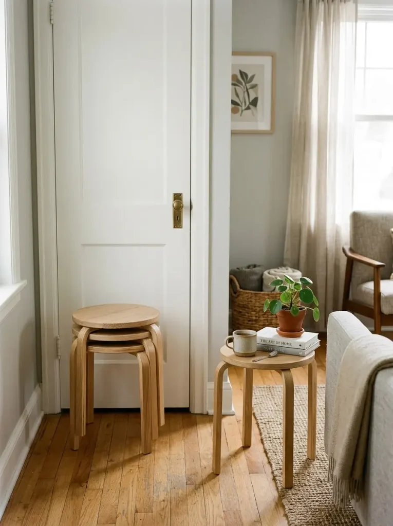8. Add Stackable or Foldable Seating for Guests