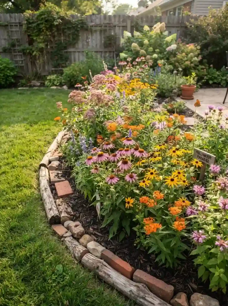 8. Create a mini pollinator garden with low-cost plants