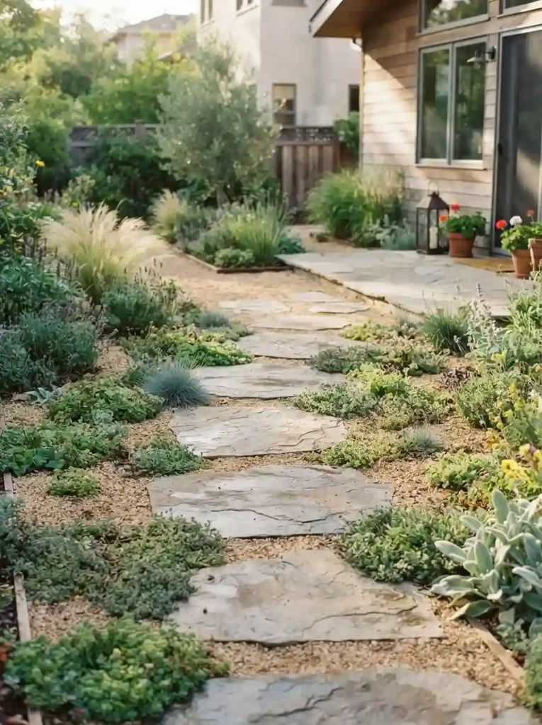 8. Gravel Garden With Stepping Stones
