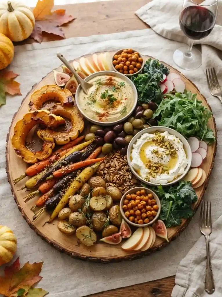 8. Harvest Vegetable Charcuterie Board