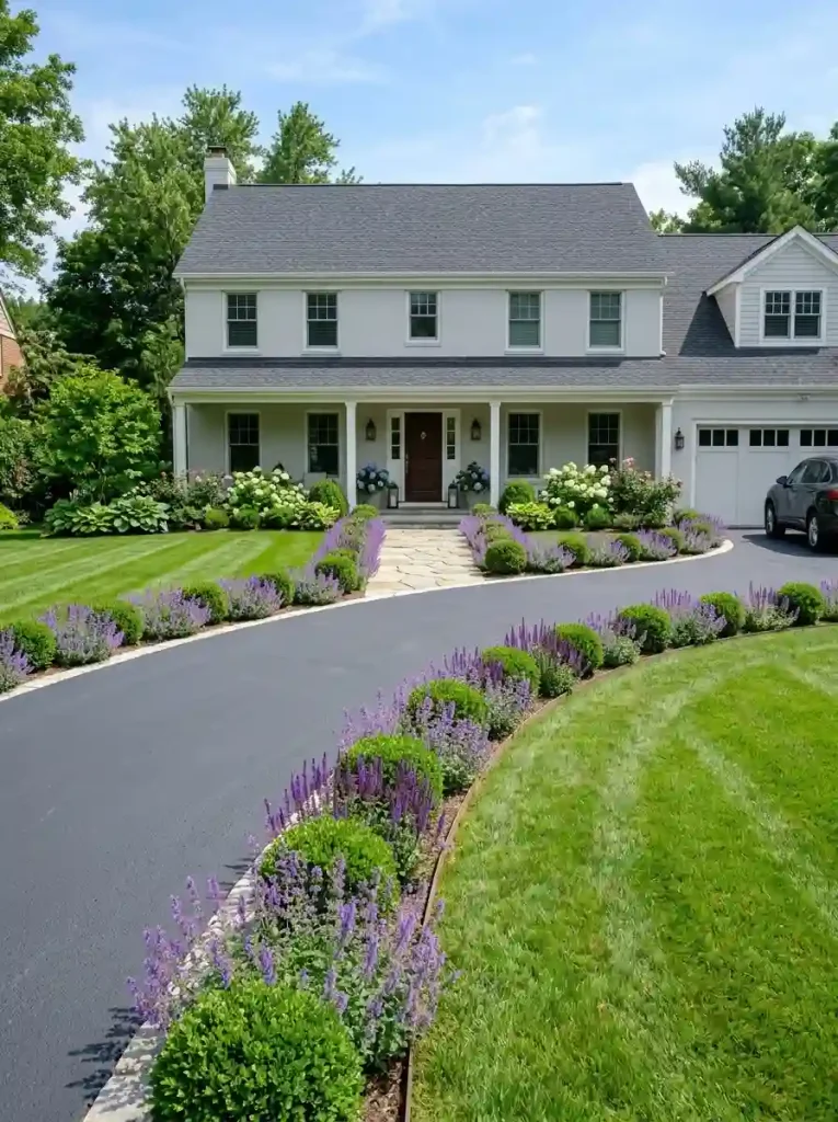 8. Plant a Repeating Border for a More Polished Look