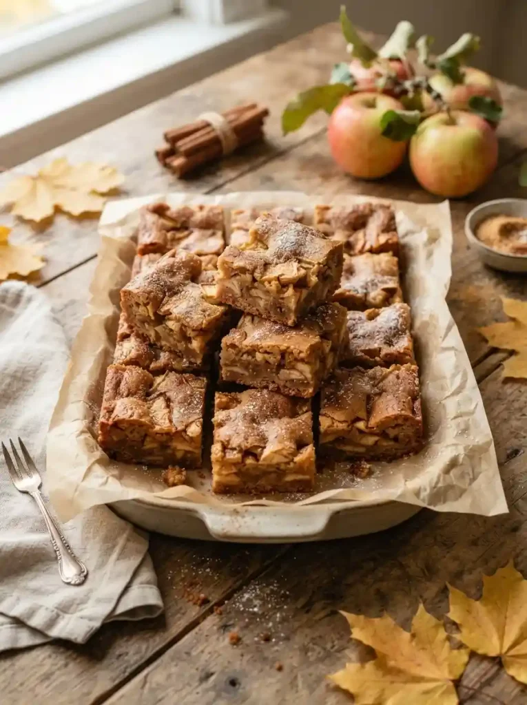 8. Spiced Apple Cinnamon Blondies