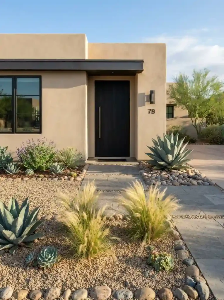 8. Try a Low-Maintenance Gravel Landscape