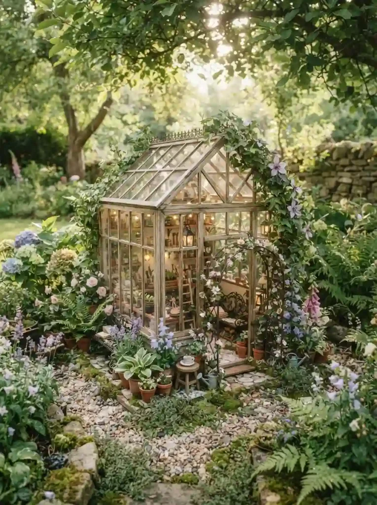 8. Turn an Unused Corner Into a Fairy Botanical Conservatory