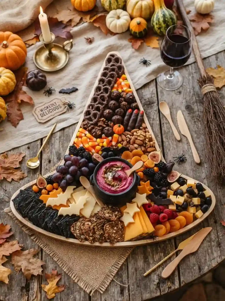 8. Witch Hat Charcuterie Board