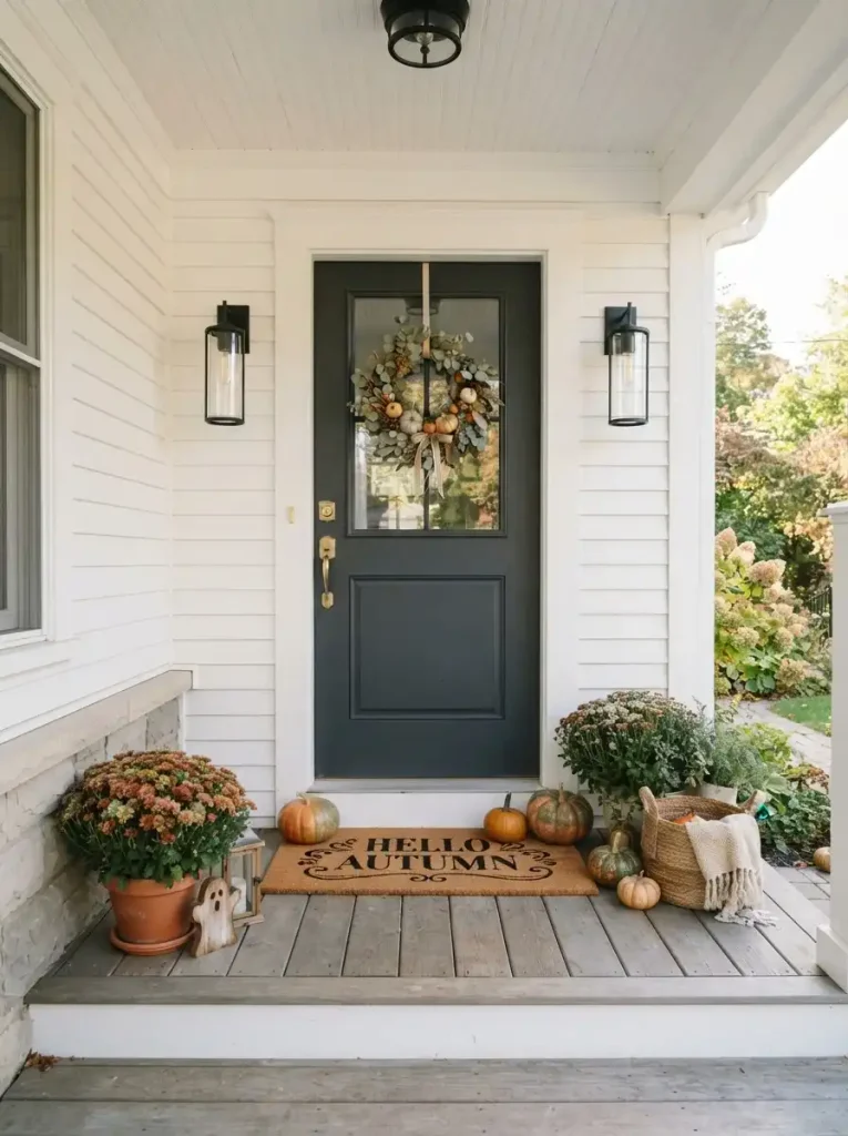 9. Halloween Doormat Moment