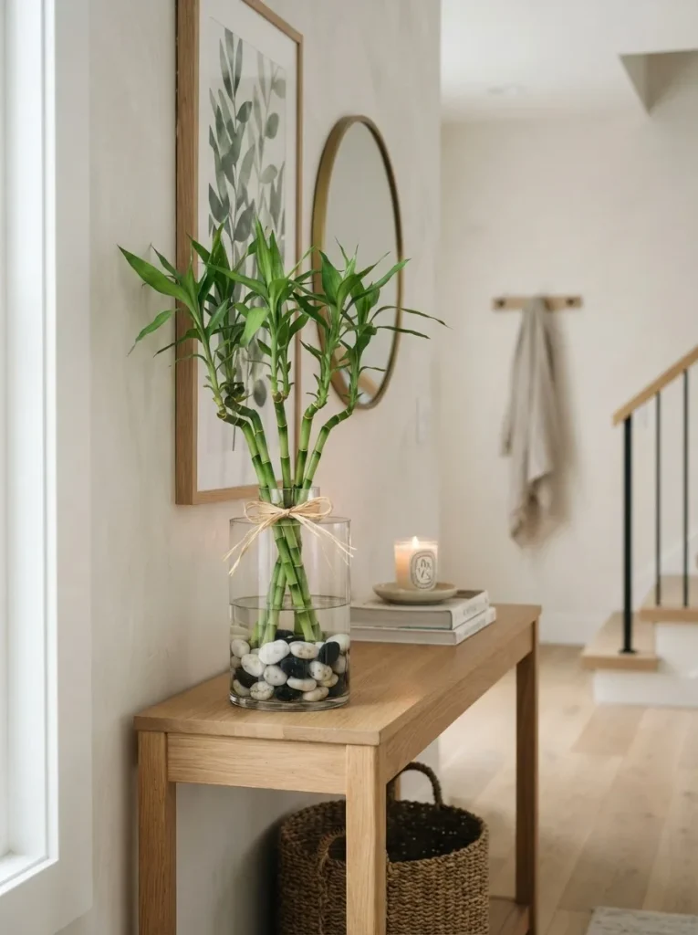 9. Lucky Bamboo for Small Spaces