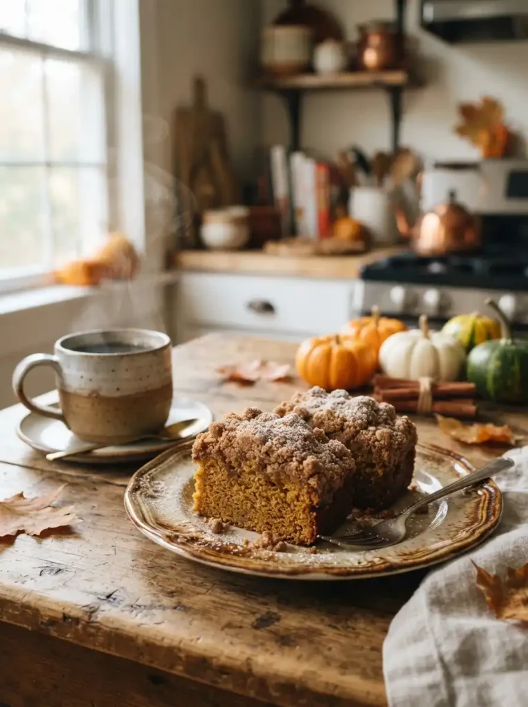 9. Pumpkin Spice Coffee Cake