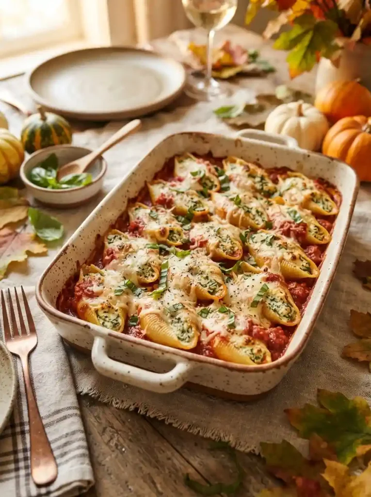9. Stuffed Shells with Spinach and Ricotta