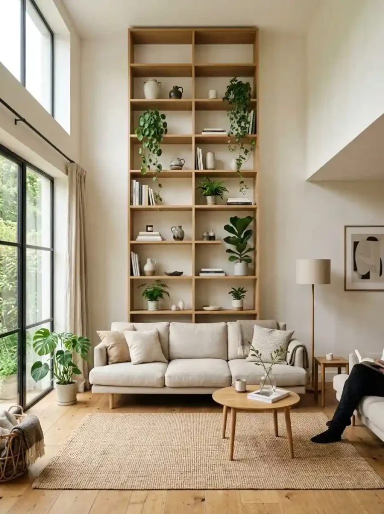 9. Use one oversized floor-to-ceiling visual element