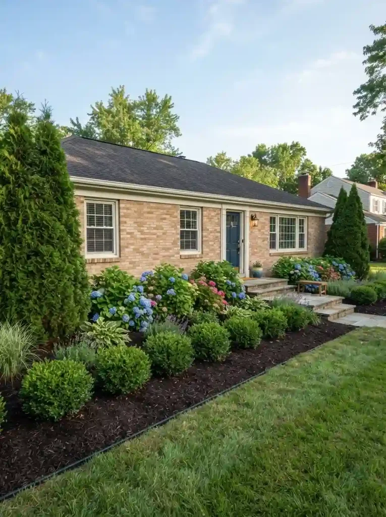 1. Build Wide, Layered Foundation Beds