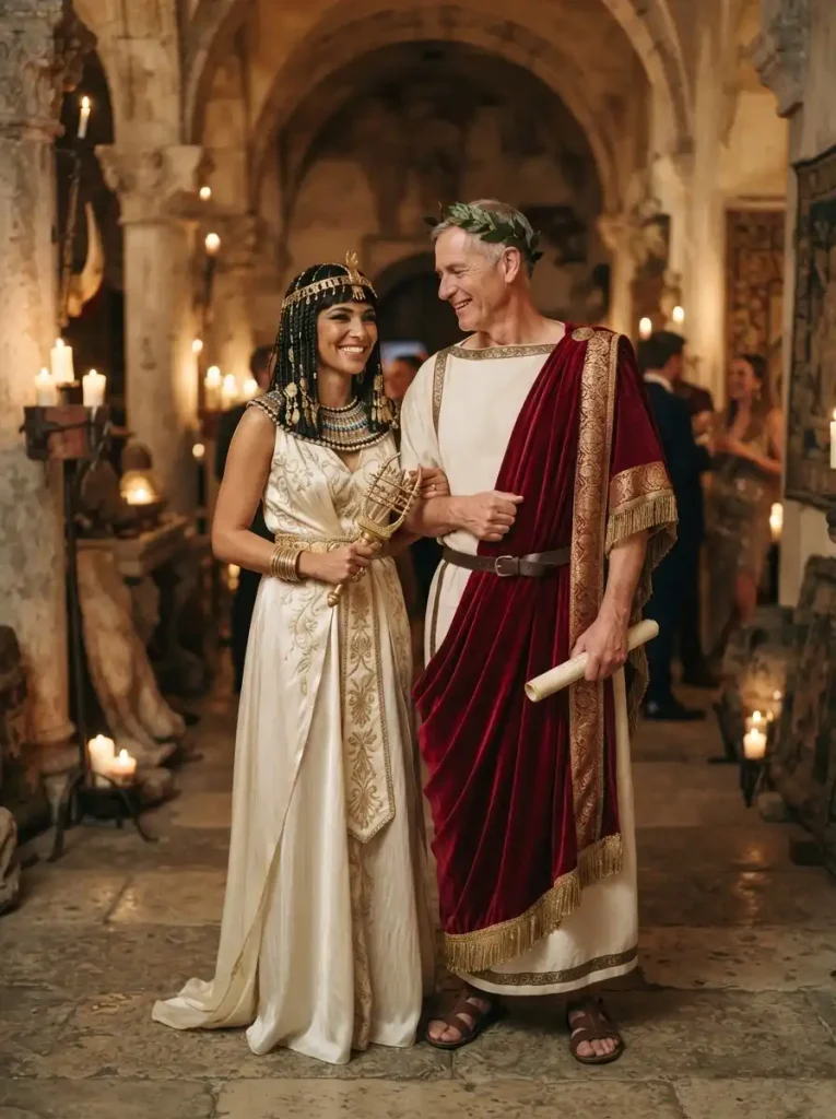 1. Cleopatra and Julius Caesar