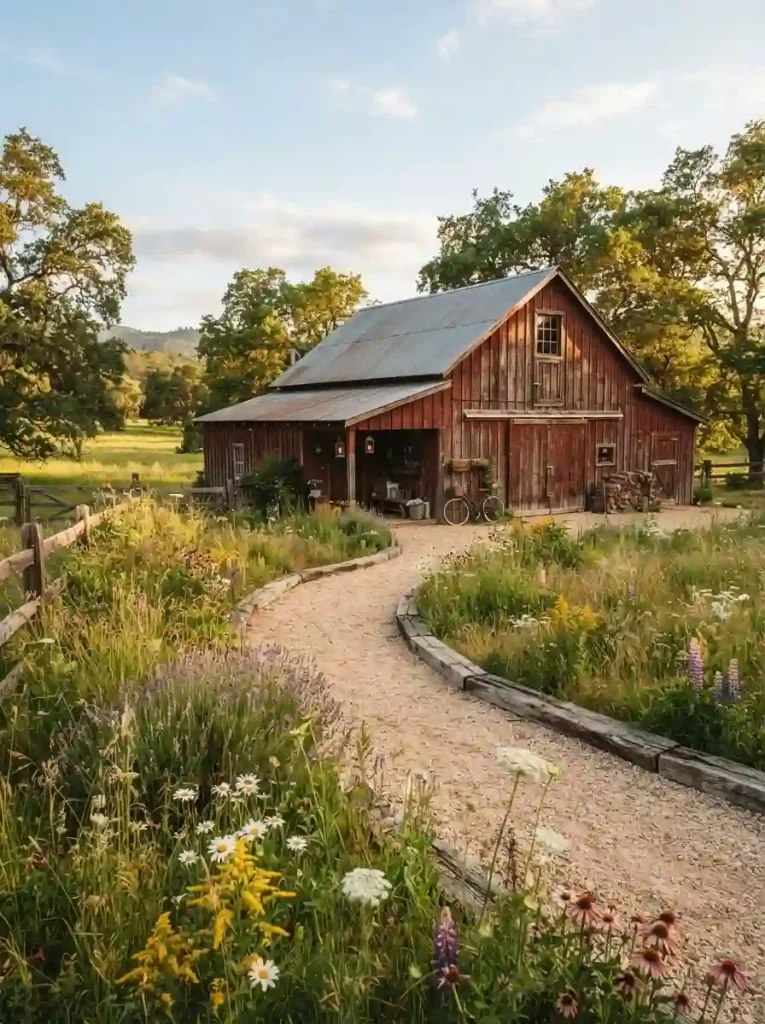 1. Create a Gravel Path Leading to the Barn