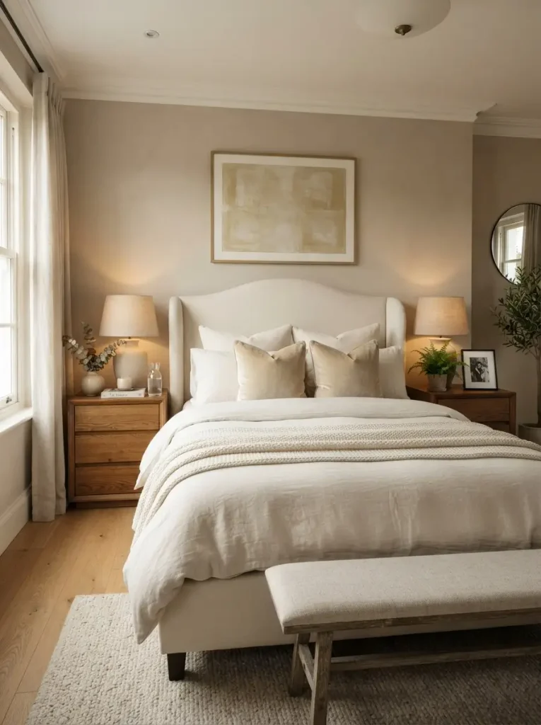 1. Create a Luxurious Look With an Upholstered Bed