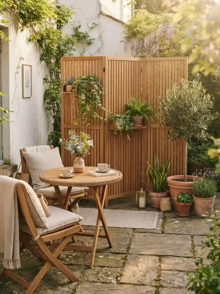 10. DIY Folding Privacy Screen Fence