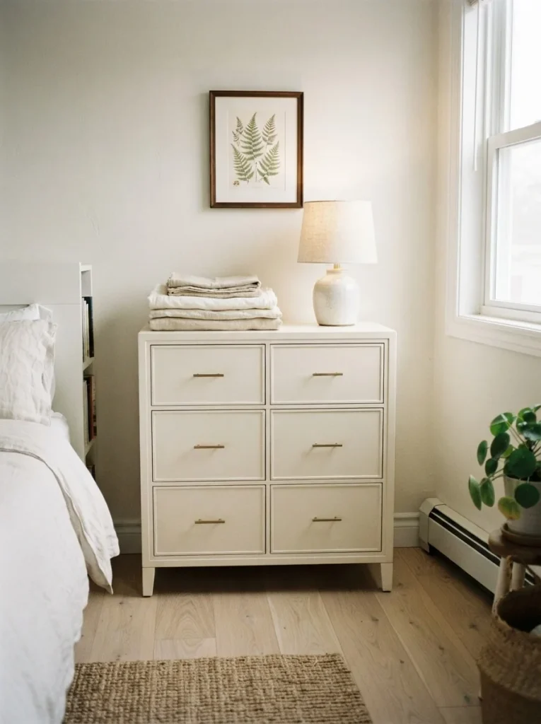 10. Make the Most of a Slim Bedroom Dresser