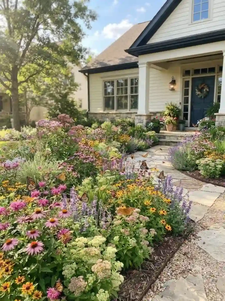 10. Create a Pollinator-Friendly Flower Border