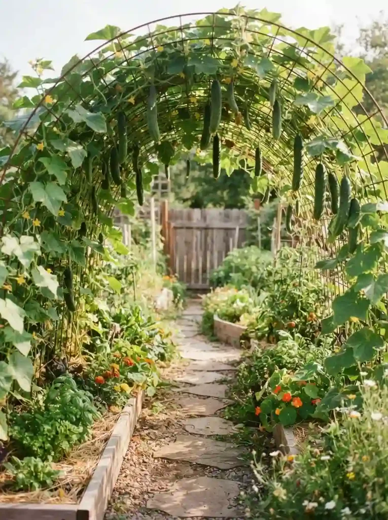 11. Cattle Panel Arch Trellis