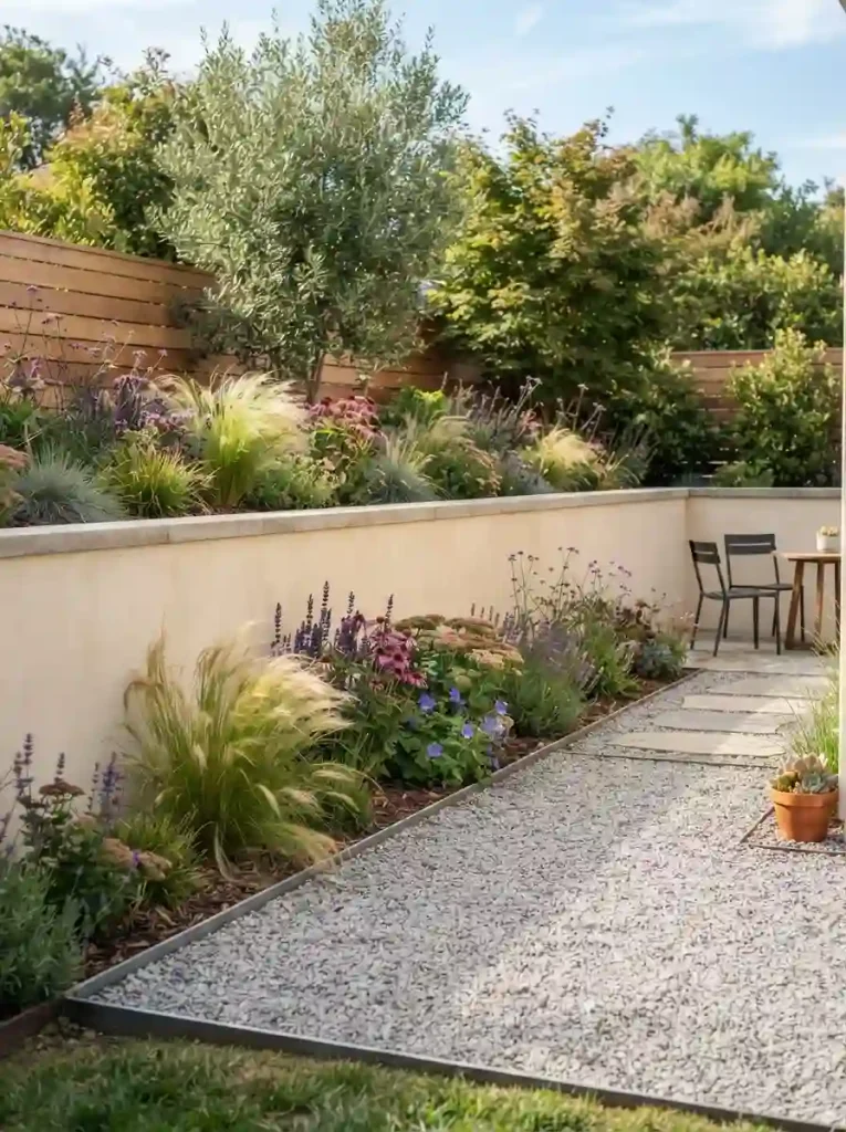 11. Painted Block Retaining Wall