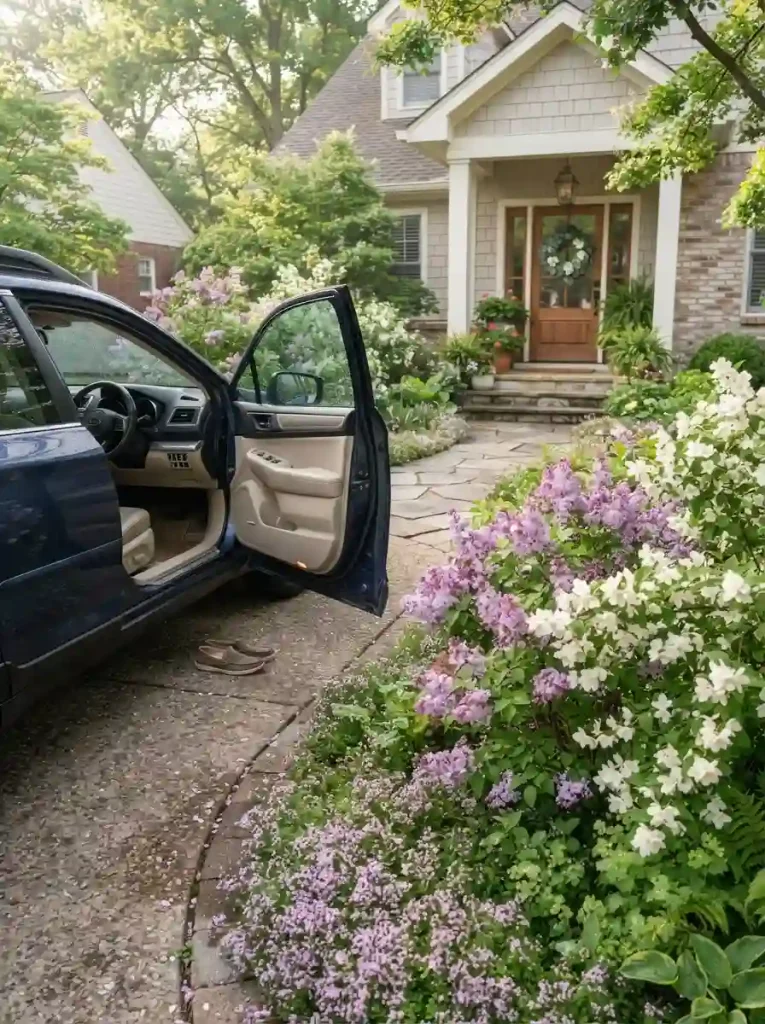 11. Plant fragrant shrubs where you step out of the car