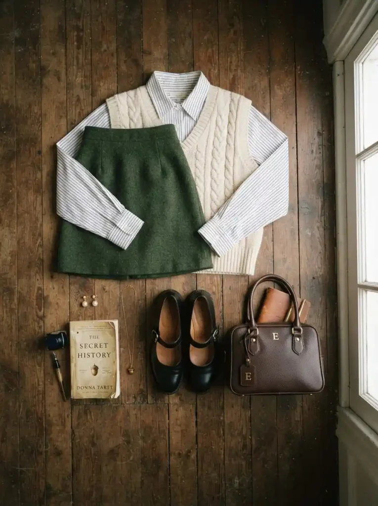 11. Wool Mini with a Sweater Vest