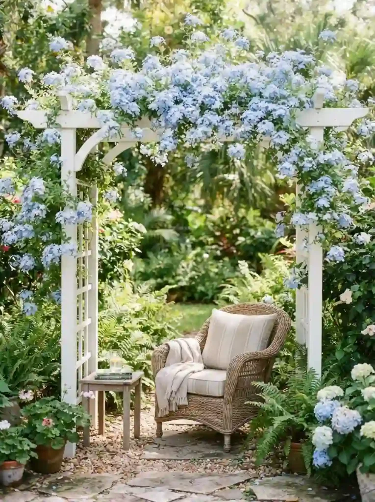 12. Blue Plumbago
