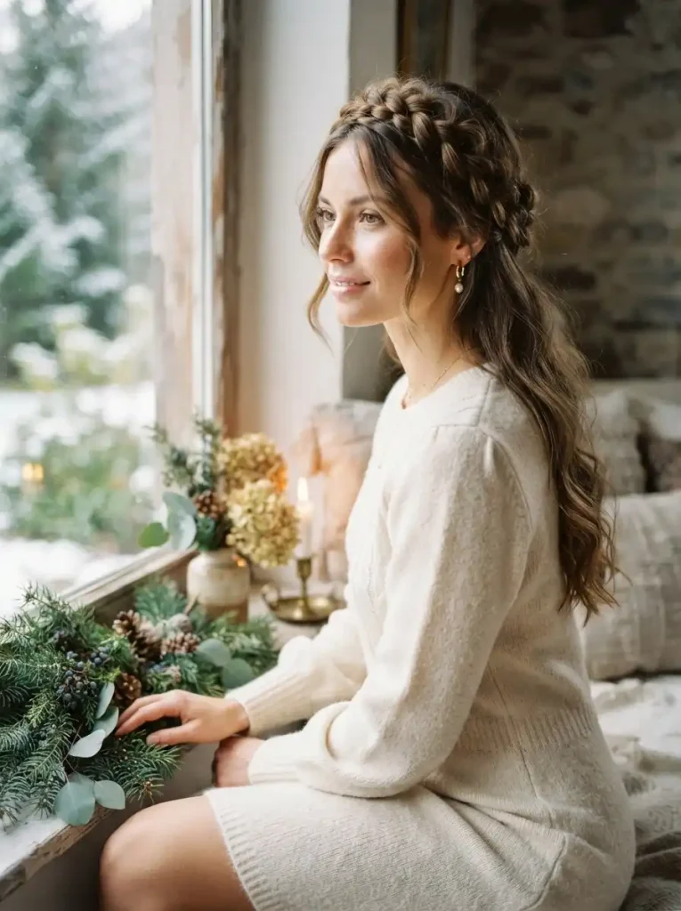 12. Braided Crown Hairstyle
