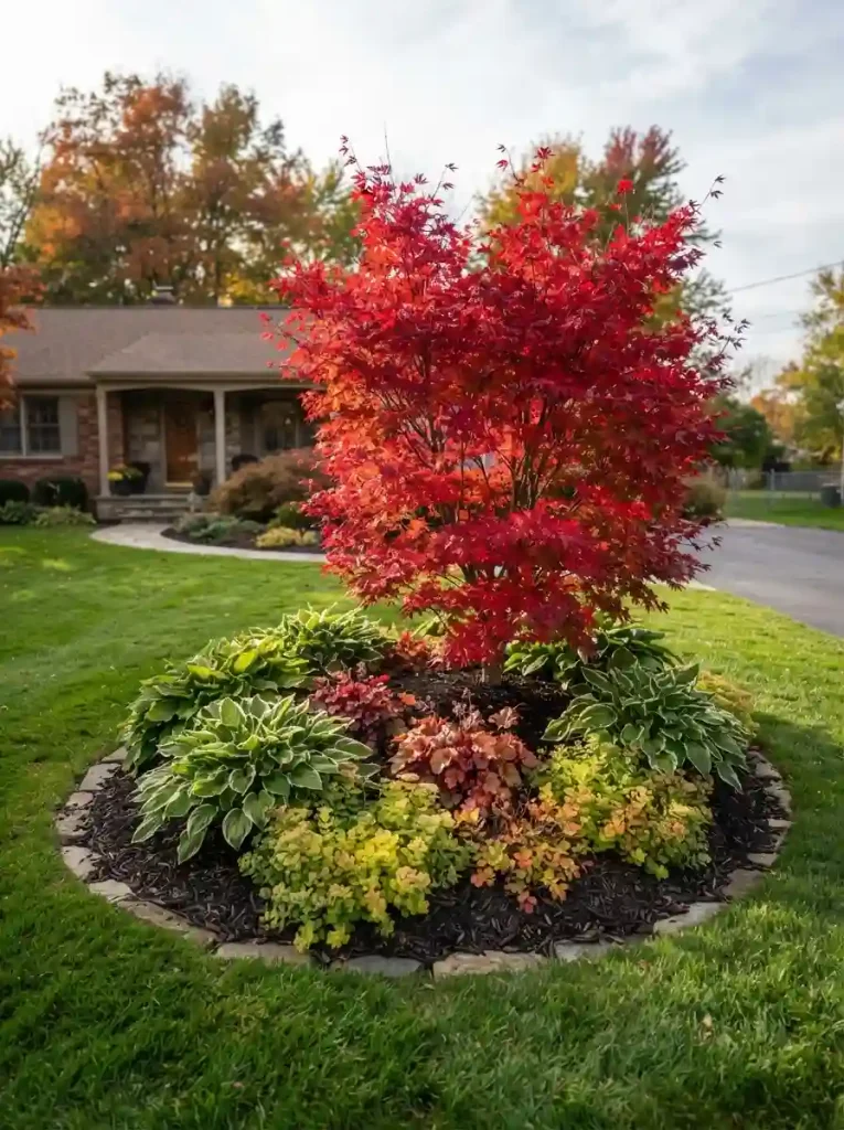 12. Create a Lawn Island with a Specimen Tree