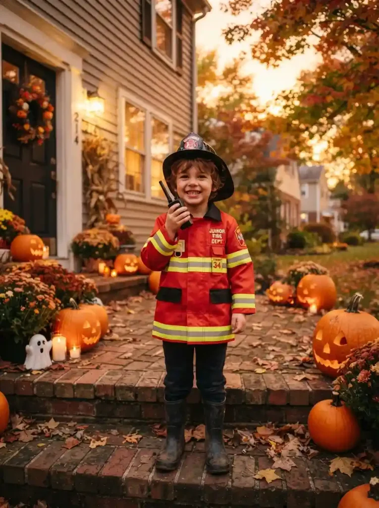 12. Little Firefighter Costume