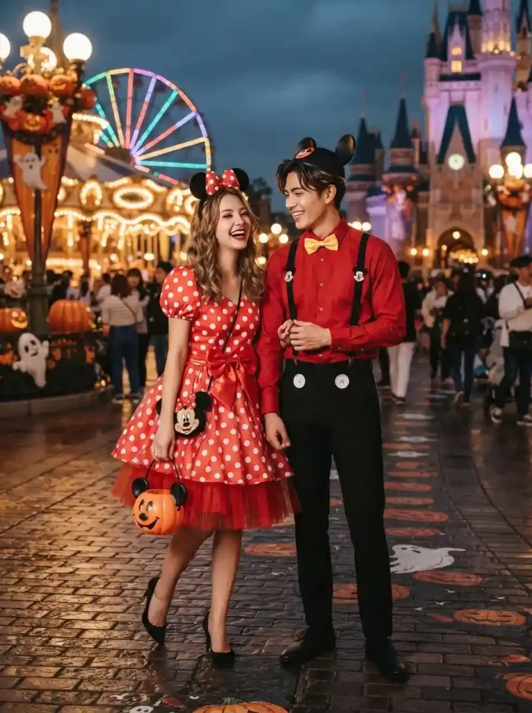 12. Mickey and Minnie Mouse