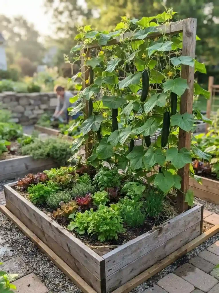 12. Raised Bed Corner Trellis
