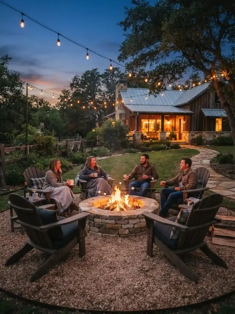 13. Gather Around a Backyard Fire Pit