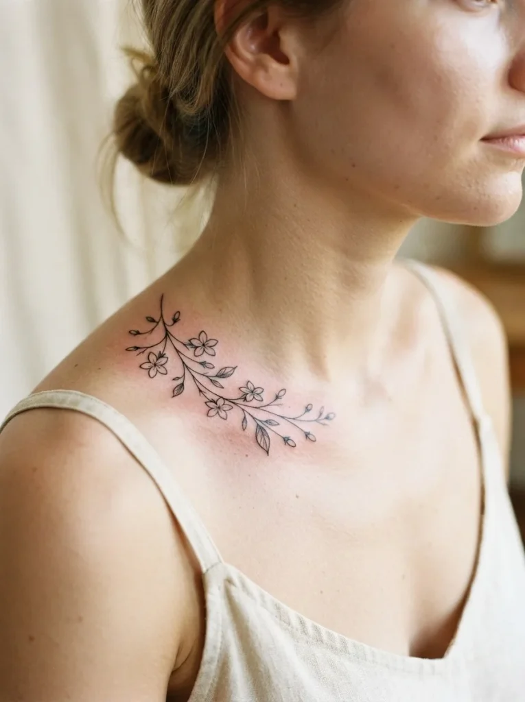 13. Jasmine Flower Tattoo