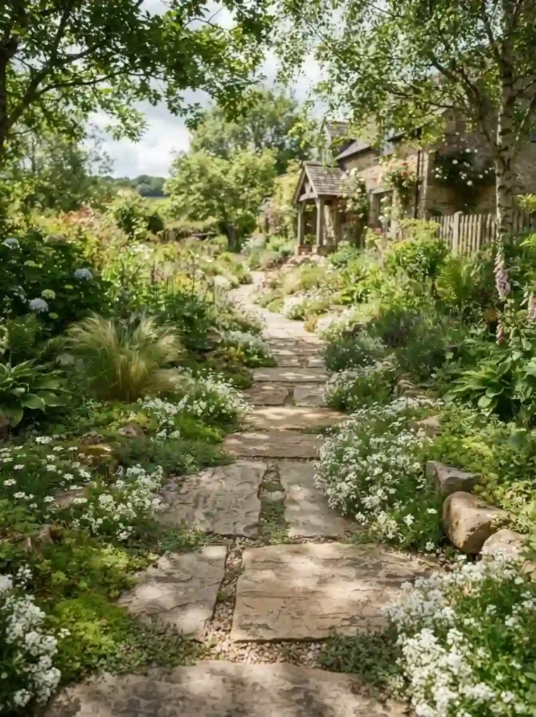 14. Design a Rustic Flagstone Pathway