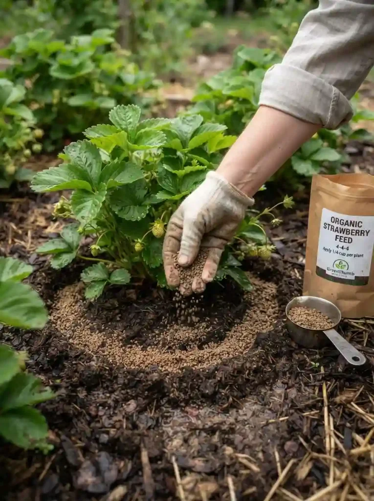 14. Feed Your Strawberries the Right Way