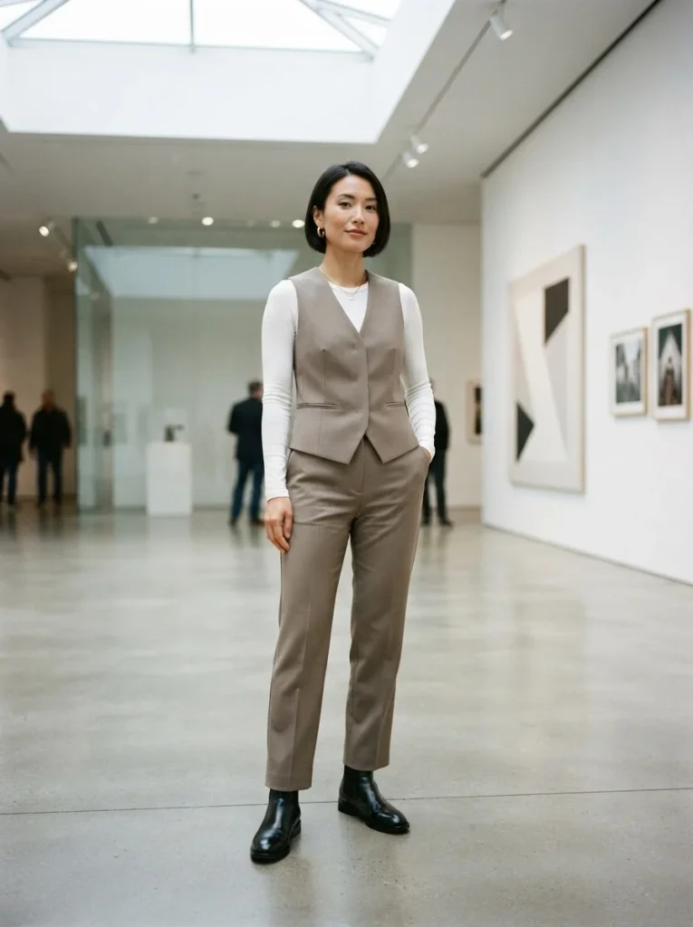 14. Matching Vest and Trouser Set