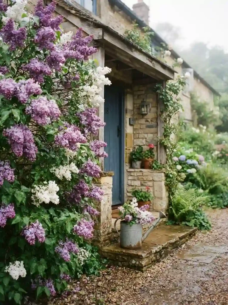 15. Add Fragrant Flowering Shrubs Like Lilac