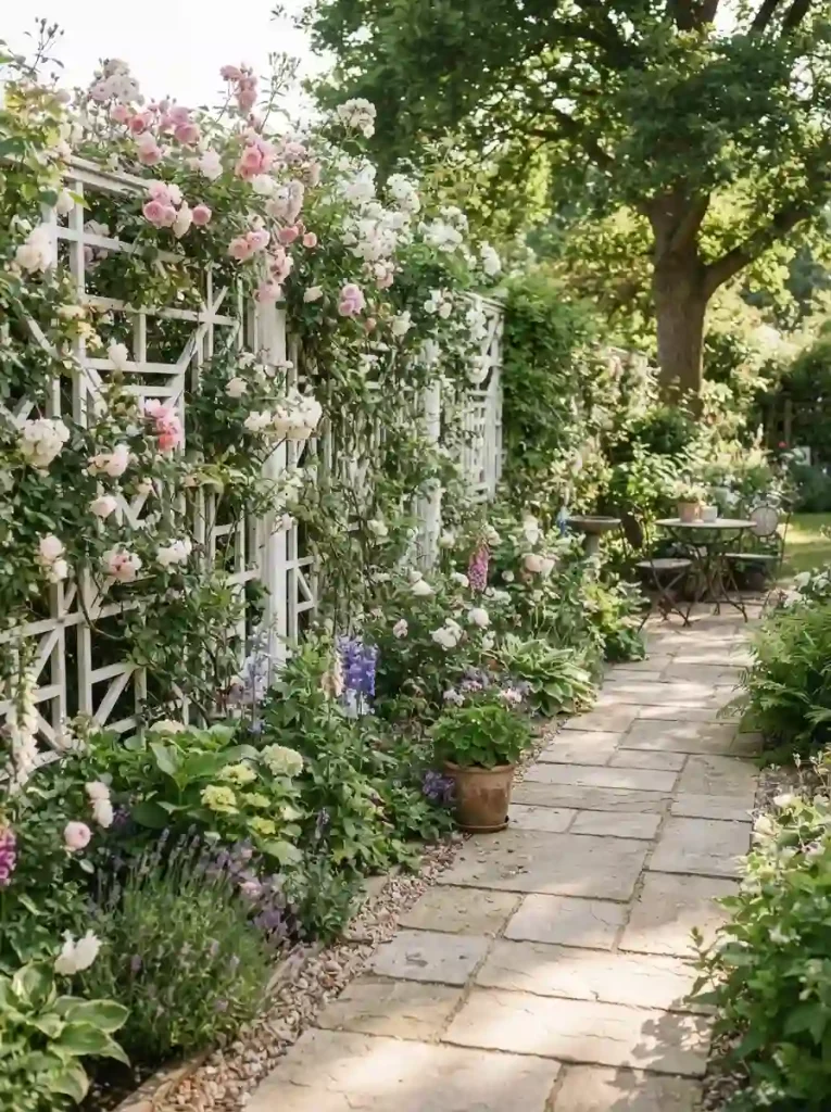 15. DIY Lattice Fence for a Decorative Backyard