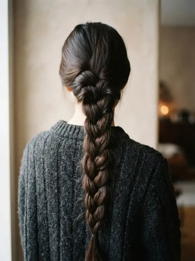 15. Four-Strand Braid for a Statement Hairstyle