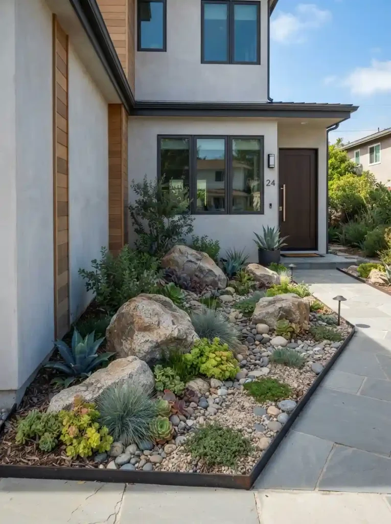 15. Turn a Small Corner Into a Rock Garden