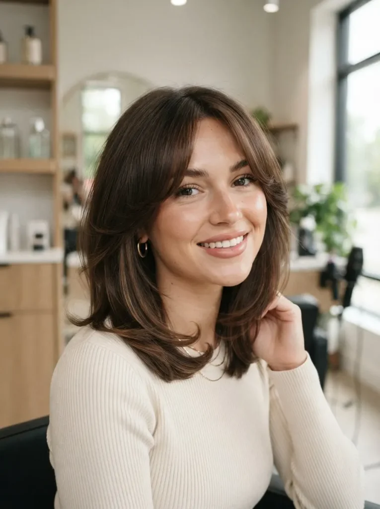 15. Medium-Length Butterfly Haircut