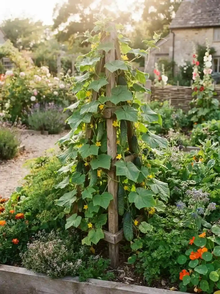 15. Obelisk Garden Trellis