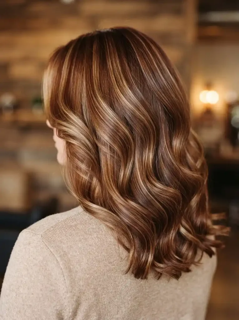 16. Chestnut Red with Toasted Almond Foils