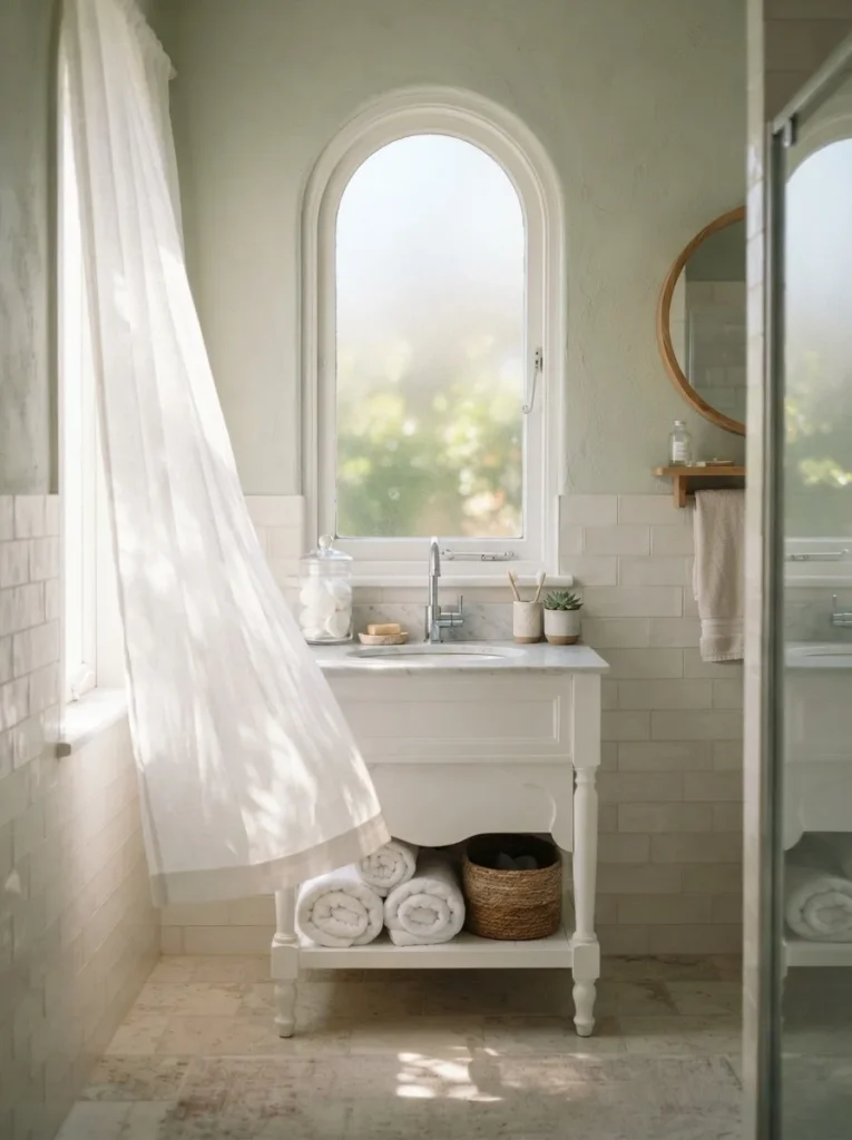 16. Frosted Window for Light and Privacy