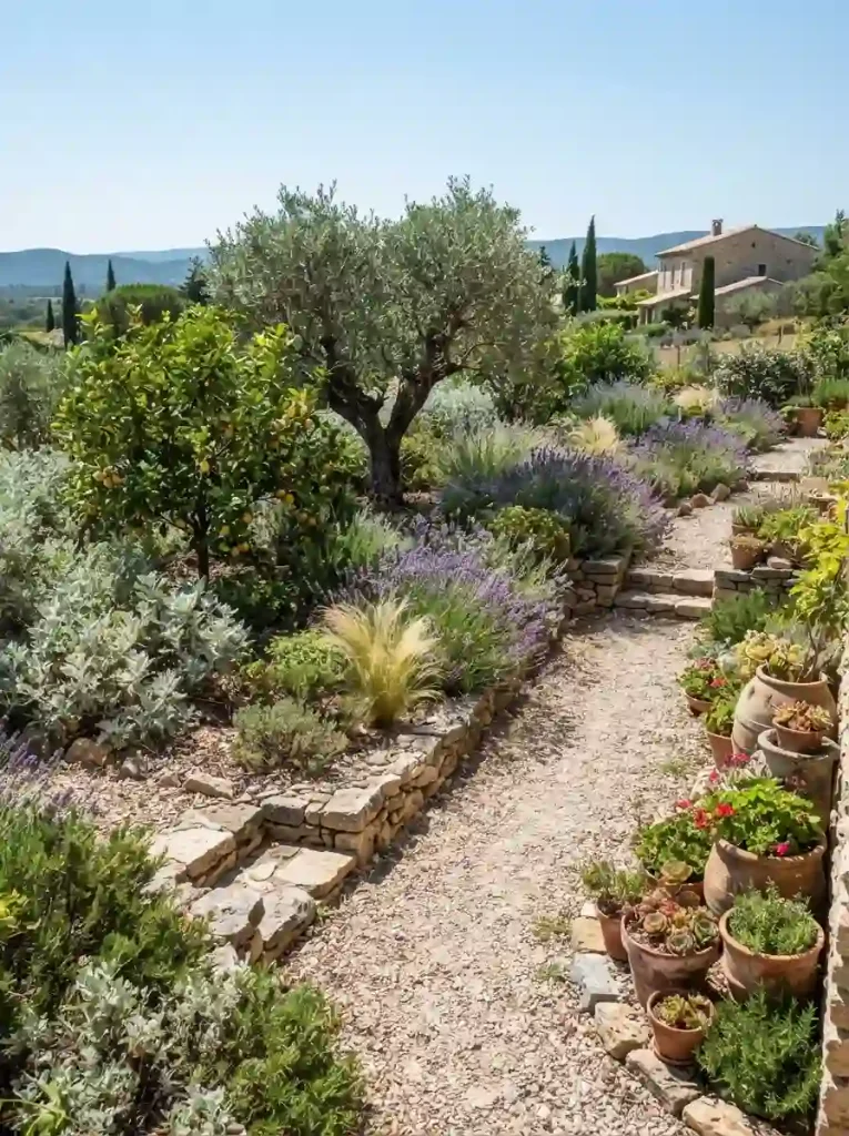 16. Layered Mediterranean Planting