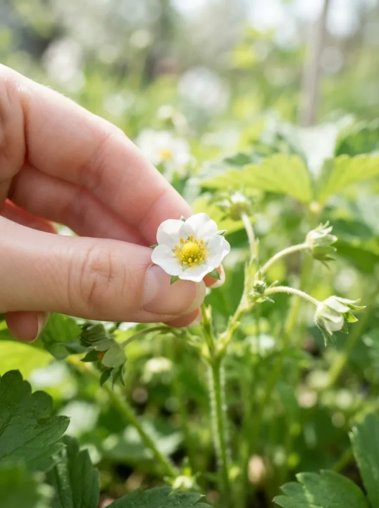 16. Pinch Off First-Year Blossoms