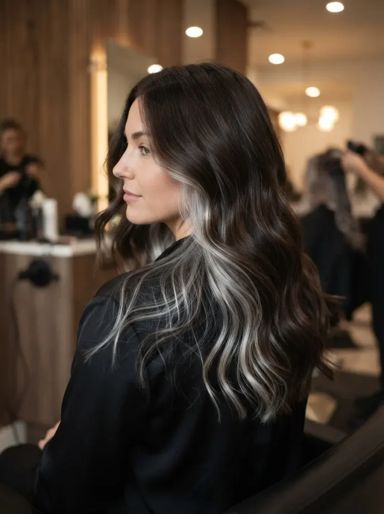16. Silver Peekaboo Highlights