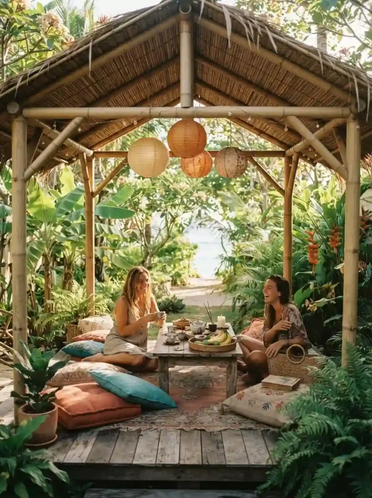 17. Bamboo Shade Pavilion