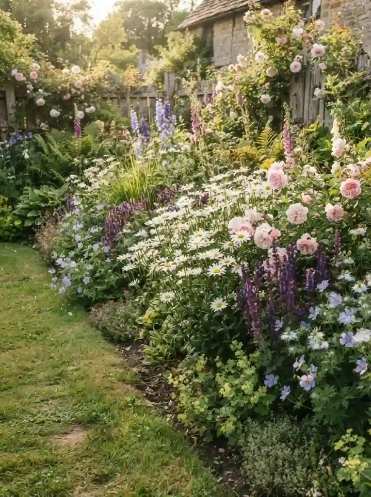 17. Plant a Cottage-Style Flower Border